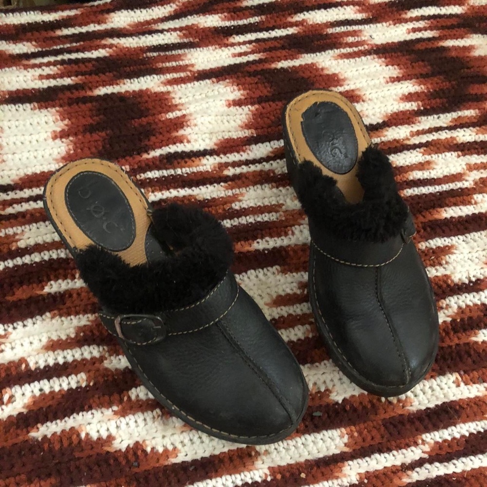 80s/90s Black Leather woven Fisherman Pilgrim Sandal Maryjane loafers flats shoe - Picture 3 of 6